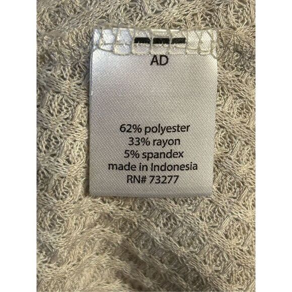 Sonoma Mock Neck Sweater Women's Size 1X Beige Long Sleeve Supersoft Tunic nwt ( - Picture 4 of 5